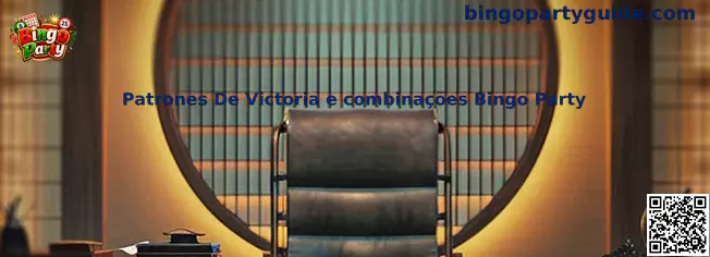 Guía visual de patrones de victoria y combinaciones de Bingo Party