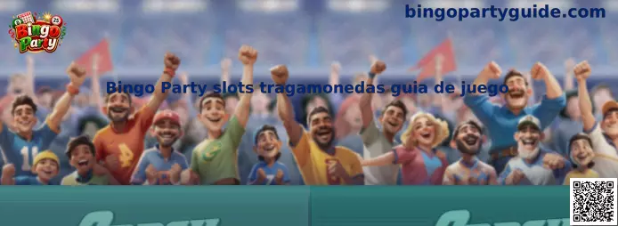 Referencia visual de Bingo Party slots tragamonedas guía de juego